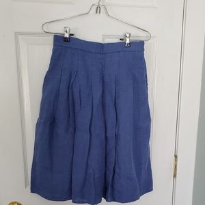 Linen skirt LANDS' END sz 6P
